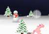 Naked Santa - Rapid fire snowballs at naked santa before naked Santa gets away